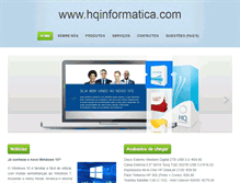 Tablet Screenshot of hqinformatica.com